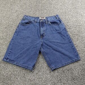 VTG Big Mac Shorts Mens 31 Blue Denim Bermuda Jean Jorts Workwear Dad 90s Y2K